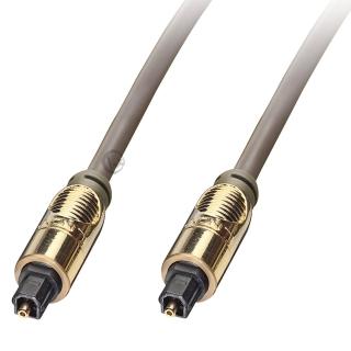 【LINDY 林帝】Premium Gold TosLink 光纖傳輸線 1m 37881