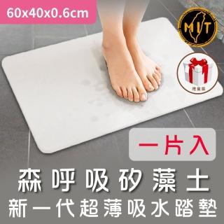 【森呼吸矽藻土】新一代超薄吸水踏墊XL-1片入(吸水 踏墊 超薄 臺灣製)