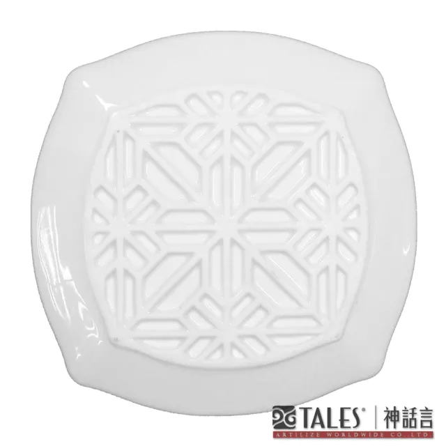 【TALES 神話言】花窗舞影-十全松壽．盤(文創 禮品 禮物 收藏)