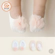 【Happy Prince】韓國製 Floral花朵抗UV涼感嬰兒童踝襪(寶寶襪船襪)