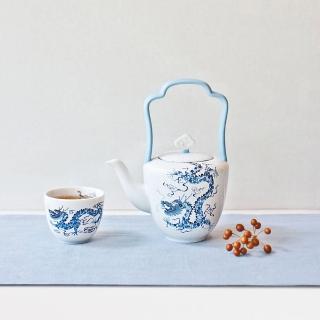 【TALES 神話言】世紀龍顏-中式提樑茶壺-單品(文創 禮品 禮物 收藏)