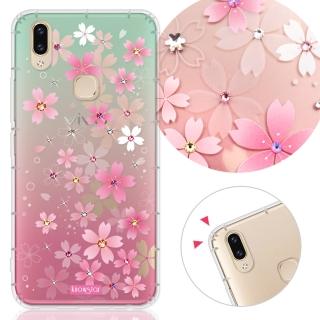 【KnowStar】vivo 全系列 彩鑽防摔手機殼-櫻花町(V50/V40Pro/X200/V30/Y38/X100/X90/X80/X60/V23/21s/Y38)