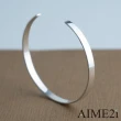 【AIME2i】S925純銀手環 簡約俐落亮面手環 AM318(S925純銀手環)
