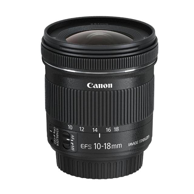 【Canon】EF-S 10-18mm F4.5-5.6 IS STM(平行輸入-送 UV保護鏡+吹球清潔組)