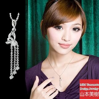 【山本美樹】蝶戀晶鑽 奧地利水晶項鍊(MIT)