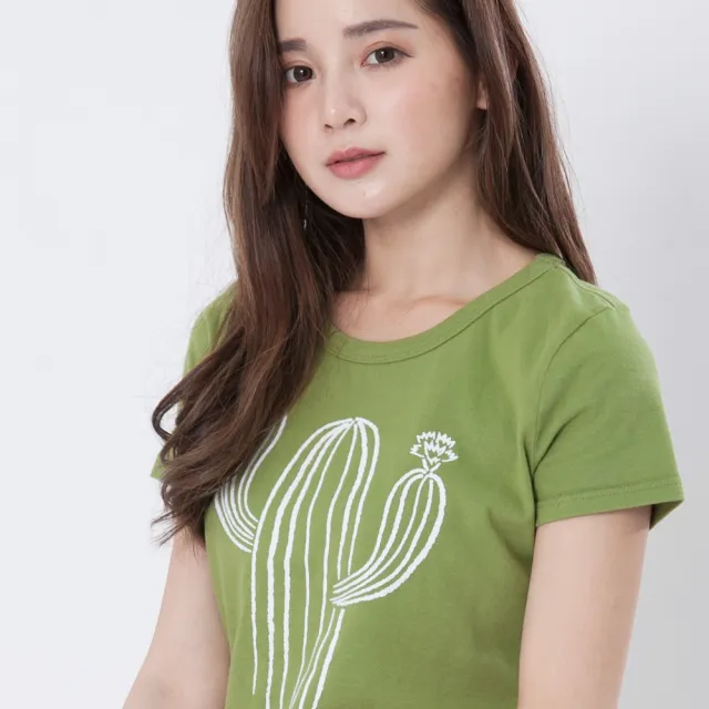 【so that’s me 好我】送你一朵花短袖蜜桃棉女Tee(合身版型蜜桃棉舒適手感)