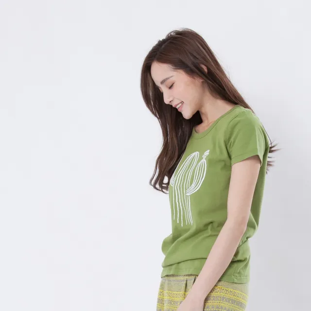 【so that’s me 好我】送你一朵花短袖蜜桃棉女Tee(合身版型蜜桃棉舒適手感)