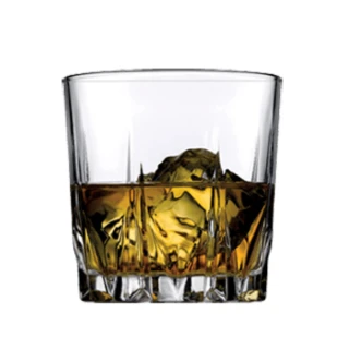 【Pasabahce】鑽紋底玻璃威士忌杯300cc(6入組)