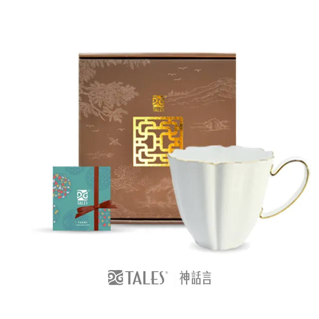 【TALES 神話言】花窗舞影-骨瓷馬克杯(文創 藝術 創新 器皿 禮物)