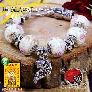 【馥瑰馨盛】珍愛有餘串珠潘朵Pando琉璃手環(含開光加持)