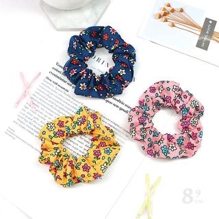 【89 zone】法式古典復古甜美 髮飾 頭飾 飾品 造型髮圈 髮繩 髮圈 髮束 2 入(不挑款/混色隨機出貨)