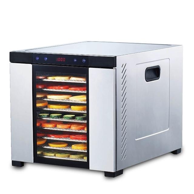 【Dennys】微電腦定時溫控10層托盤與機體不鏽鋼蔬果乾果機(DF-1010S)