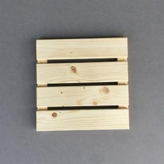 【沃克嚴選】實木踏板-原木色 30*30*2.7cm 9片