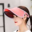 【I.Dear】韓國男女機能防曬抗UV螢光色翻簷鏡片遮陽帽(8色)