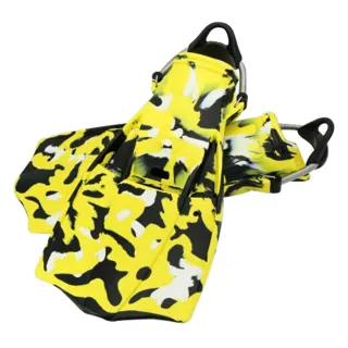 【AQUATEC】FN-400 MCS 負浮力迷彩噴射蛙王 迷彩黃色(潛水蛙蛙 負浮力蛙鞋)