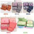 【Osun】旅遊達人衣物防潑水收納袋完美六件組(多色任選/CE239)