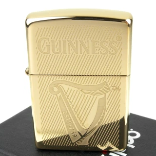 【Zippo】美系~Guinness-健力士啤酒Logo圖案打火機