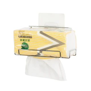 BS-623衛生紙架 MIT台製無痕貼 SGS強力耐重 重複黏貼 抽取式面紙架 廚房 廁所 置物收納