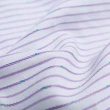 【ROBERTA 諾貝達】台灣製 純棉圓領點點條紋短袖襯衫(紫色)