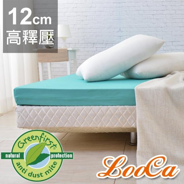 【LooCa】頂級12cm防蚊+防蹣+超透氣記憶床墊(雙人5尺★限量出清)