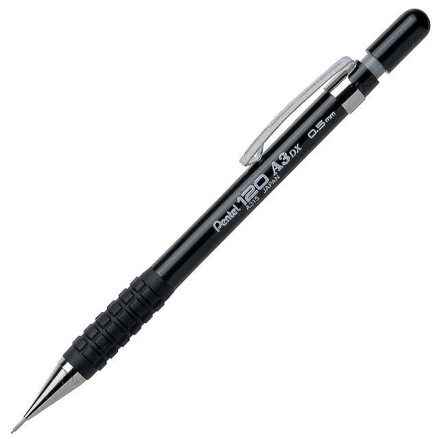 【Pentel飛龍】A315-A 製圖自動鉛筆0.5(黑桿)