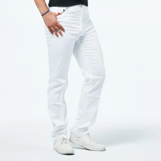 【NST JEANS】大叔帥很大 夏季男純棉低彈性白色長褲-中腰(390-5748)