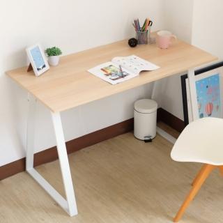 【EASY HOME】防潑水/耐磨加寬電腦工作桌-原木色(書桌 電腦桌 工作桌 工業風 簡約 北歐 大桌面)
