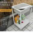 【Abis】日式穩固耐用ABS中型塑鋼洗衣槽-附活動洗衣板(4入)