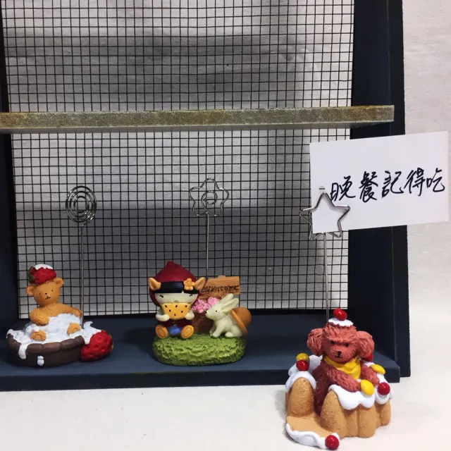 【BonBon naturel】可愛手工便簽夾/3入(名片夾/交換禮物)
