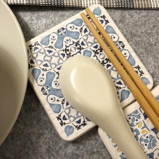 【MBM】花磚珪藻土吸水杯墊 迷戀幻境 單片(多種花色可挑款)