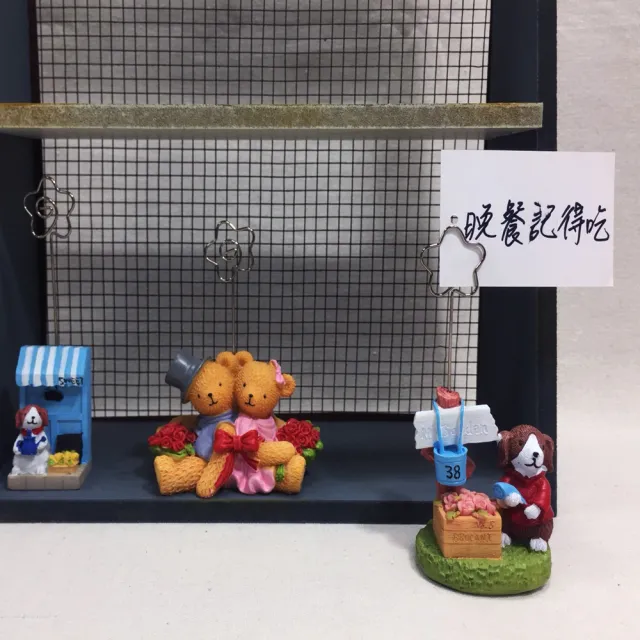 【BonBon naturel】可愛手工便簽夾/3入(名片夾/交換禮物)(其他規格)