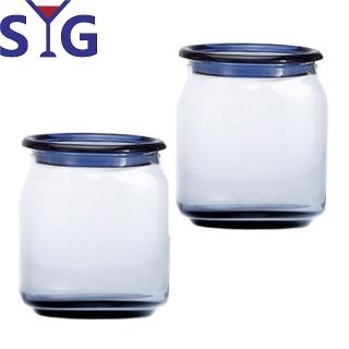 【SYG】藍色精靈玻璃儲物罐500cc(二入組)