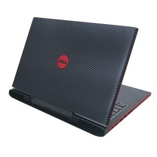 【ezstick】dell inspiron 15 7000 gaming 15 7577 p72f 黑色機 黑色立體紋機身貼(含上蓋貼、鍵盤週圍貼)