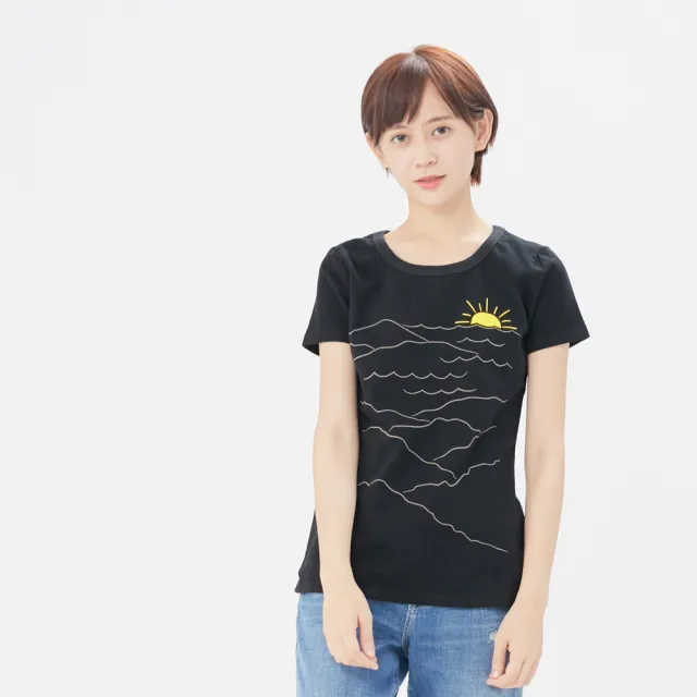 【so that’s me 好我】日出雲海短袖蜜桃棉女Tee(合身版型蜜桃棉舒適手感)