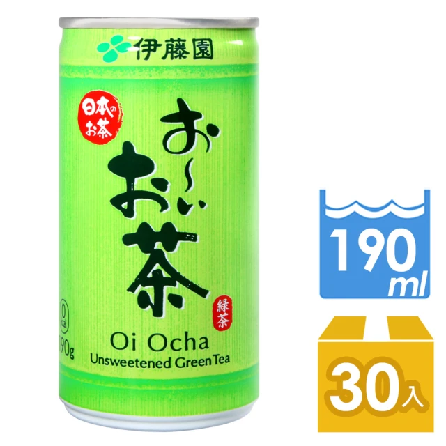 【伊藤園】好喝綠茶190mlx30入/箱