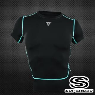 【SUPEROAD SPORTS】Full-Power 壓縮短袖運動緊身衣(四色任選)