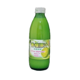 【福三滿】台灣香檬原汁原生種(300ml)x4入