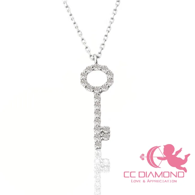 【CC Diamond】日本進口*鑽石鑰匙*(日本鑽石鎖骨項鏈 套鏈)