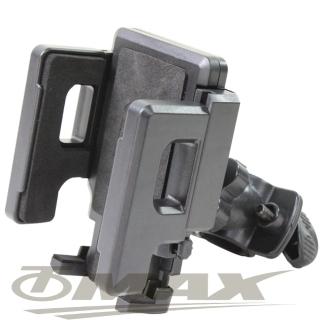 【OMAX】新360度可調整自行車手機架-1入(自行車專用)