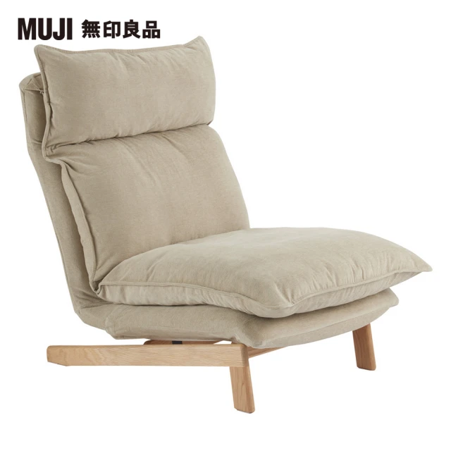 【MUJI 無印良品】高椅背和室沙發/本體/1人座/(大型家具配送)