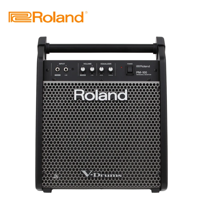 【ROLAND 樂蘭】PM100 電子鼓專用音箱(原廠公司貨 商品保固有保障)