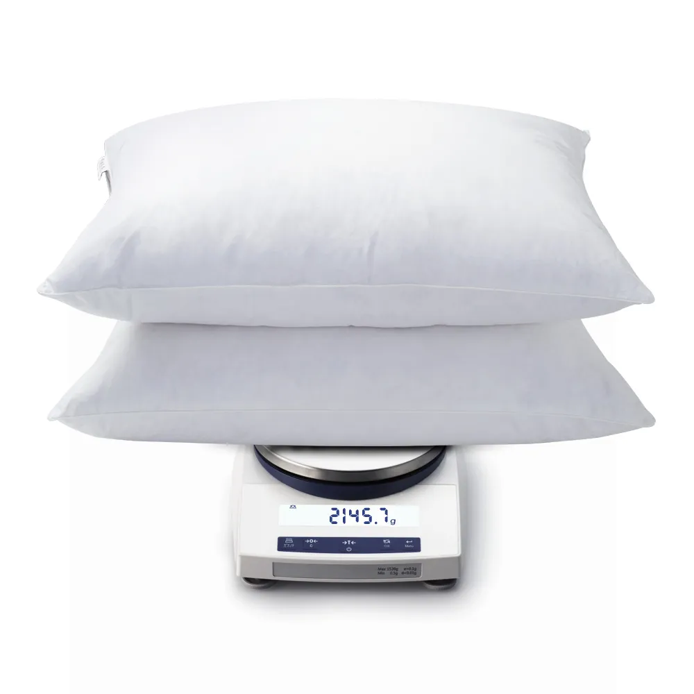【寶麒麗泰睡眠系統】重磅2公斤高支撐好塑型 「不挑枕」 10/90羽絨枕(2入)