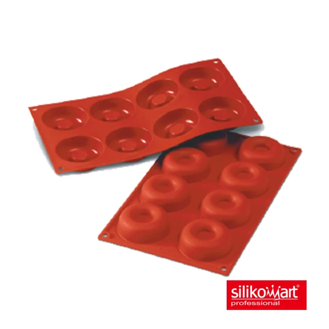 【silikomart】8連空心圓模(義大利製 巧克力 冰模 矽膠模30.011.00.0060)