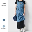 【Jun Jun】丹寧風形象工作圍裙 牛仔布圍裙 廚房圍裙