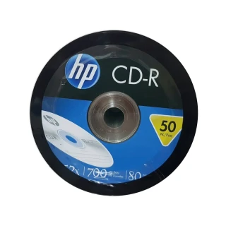 【HP 惠普】HP LOGO CD-R 52X 700MB 空白光碟片(100片)