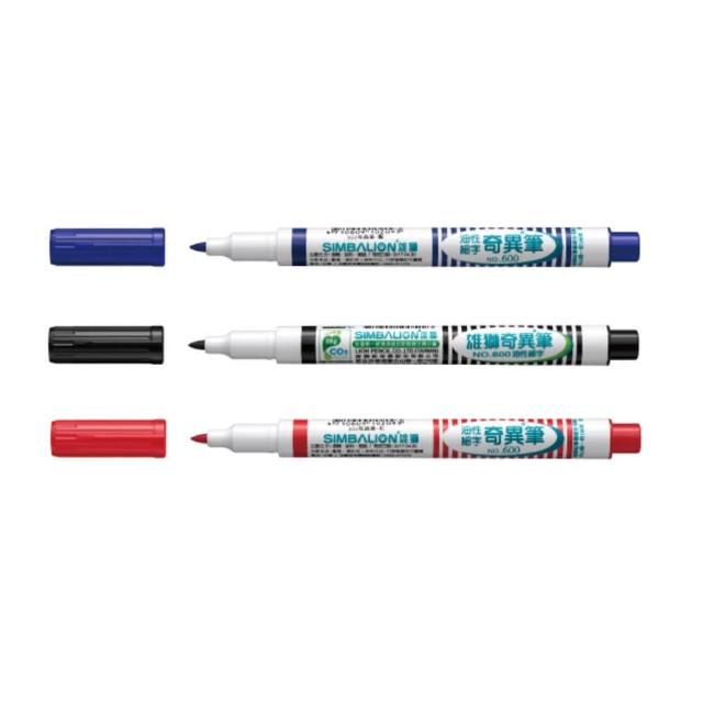 SIMBALION 雄獅文具 細字速乾奇異筆 600 開學文具