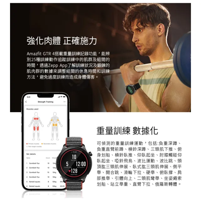 Amazfit 華米】GTR 4智慧手錶1.43吋- momo購物網- 好評推薦-2023年12月