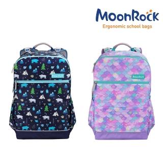 【MoonRock】SP300P系列 成長型護脊書包-共2款適合135-170公分(20mm厚肩帶背起來超輕鬆)