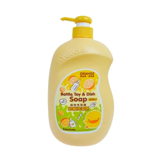 【Piyo Piyo 黃色小鴨】奶瓶清潔劑(1000ml 蔬果 玩具 洗碗 洗手 嬰幼兒童餐具 造型瓶)