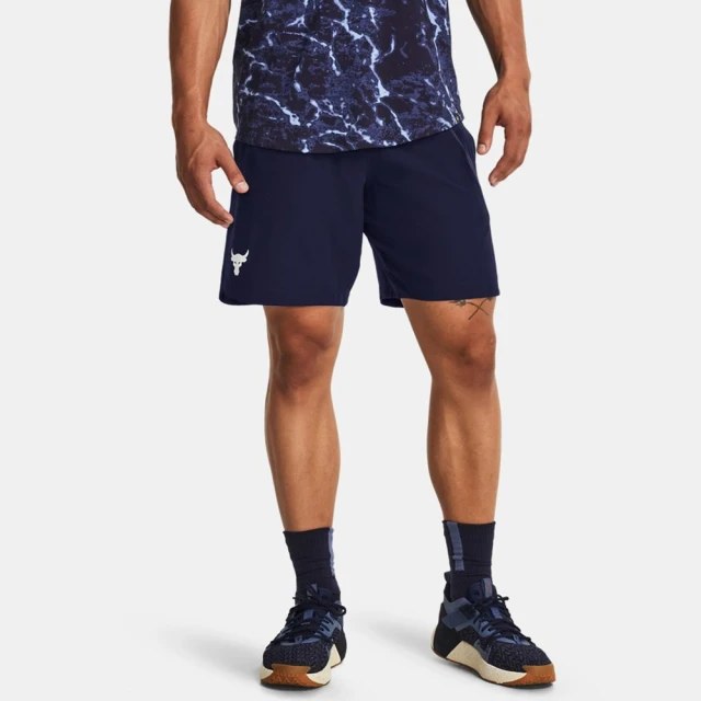 UNDER ARMOUR 短褲 男款 運動褲 Pjt Rock Woven 藍 1377431-410